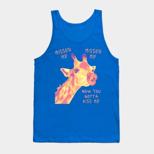 Missed Me Giraffe Kiss Tank Top